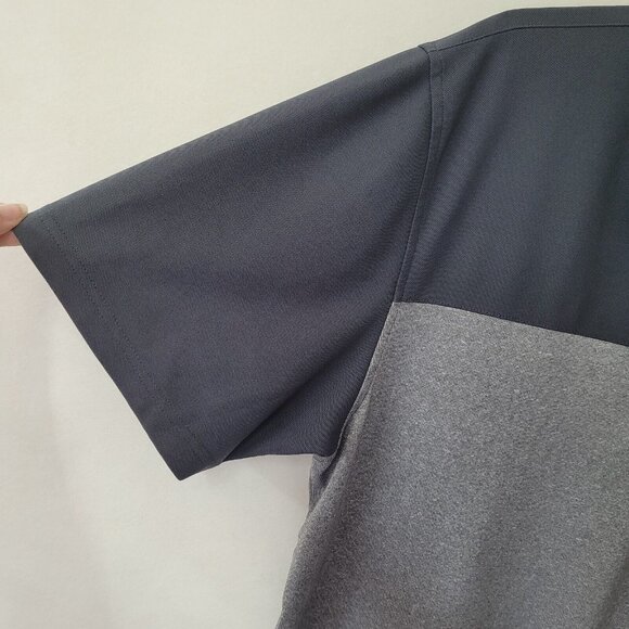 Bolle Golf Polo Mens 2XL/XXL Grey Colorblock Tennis Active Performance - Picture 2 of 11